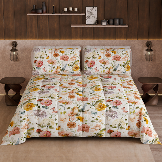 Couette, Couette Double, Simple, Une Place et Demie, Floral 06 00