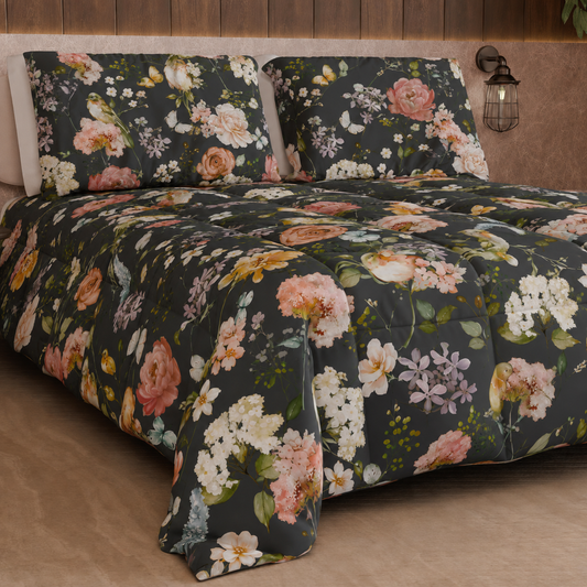 Couette, Couette Double, Simple, Une Place et Demie, Floral 06 01