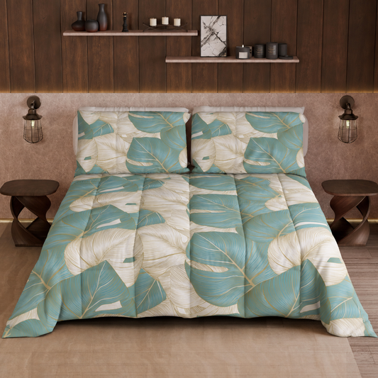 Duvet, Double, Single, Square and Half Quilt, Tropical 05 Light Blue