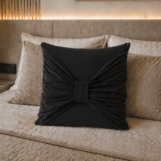 Cuscini Arredo in Velluto 1pz, Cuscini divano Elite Nero