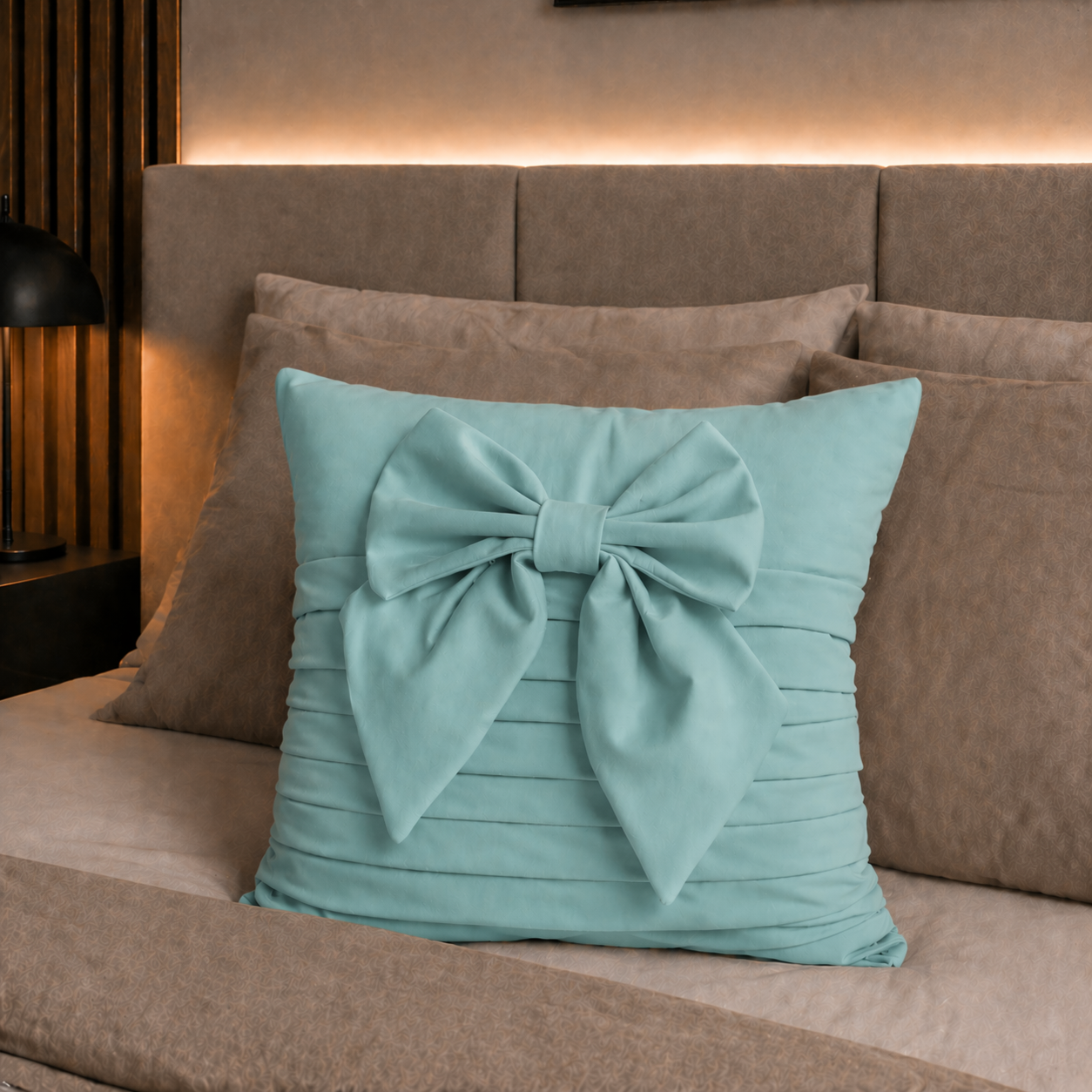 Cuscini Arredo in Velluto 1pz, Cuscini divano PomPon Tiffany