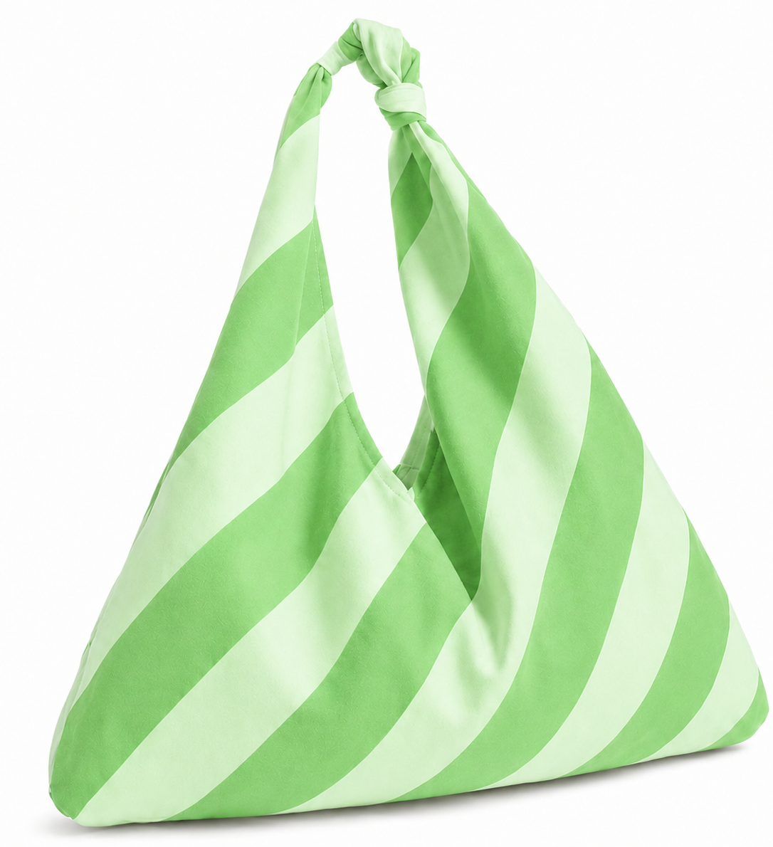 Borsa Modello Jacqueline  Righe Verde Chiaro/Salvia