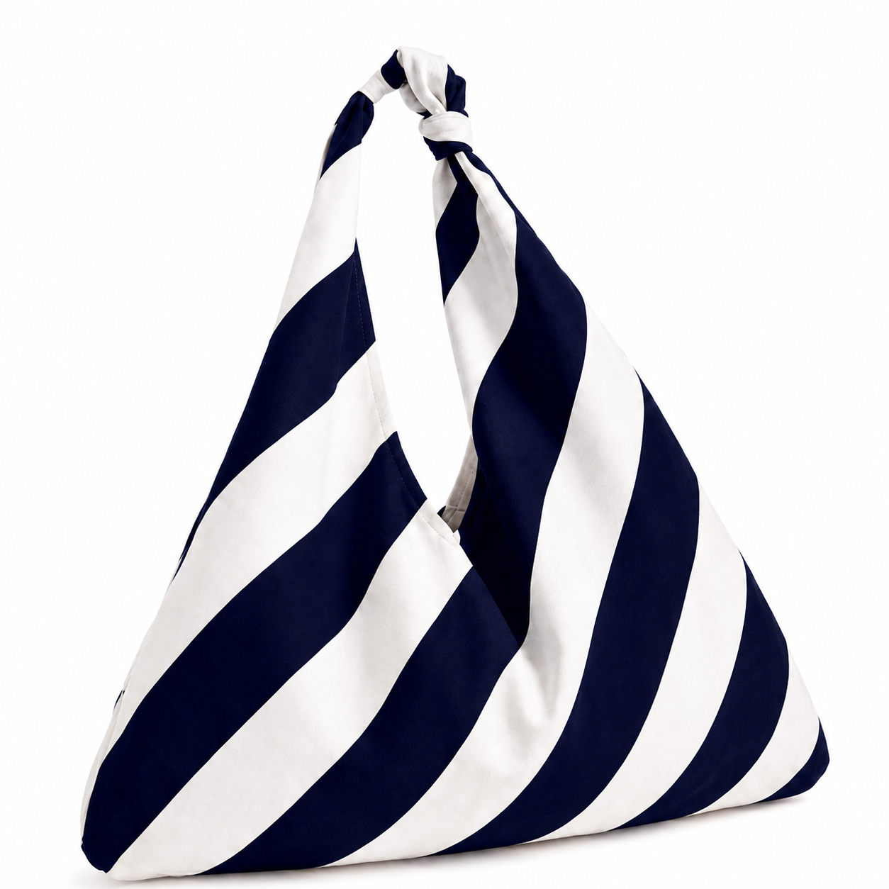 Borsa Modello Jacqueline  Righe Bianco/Blu Notte