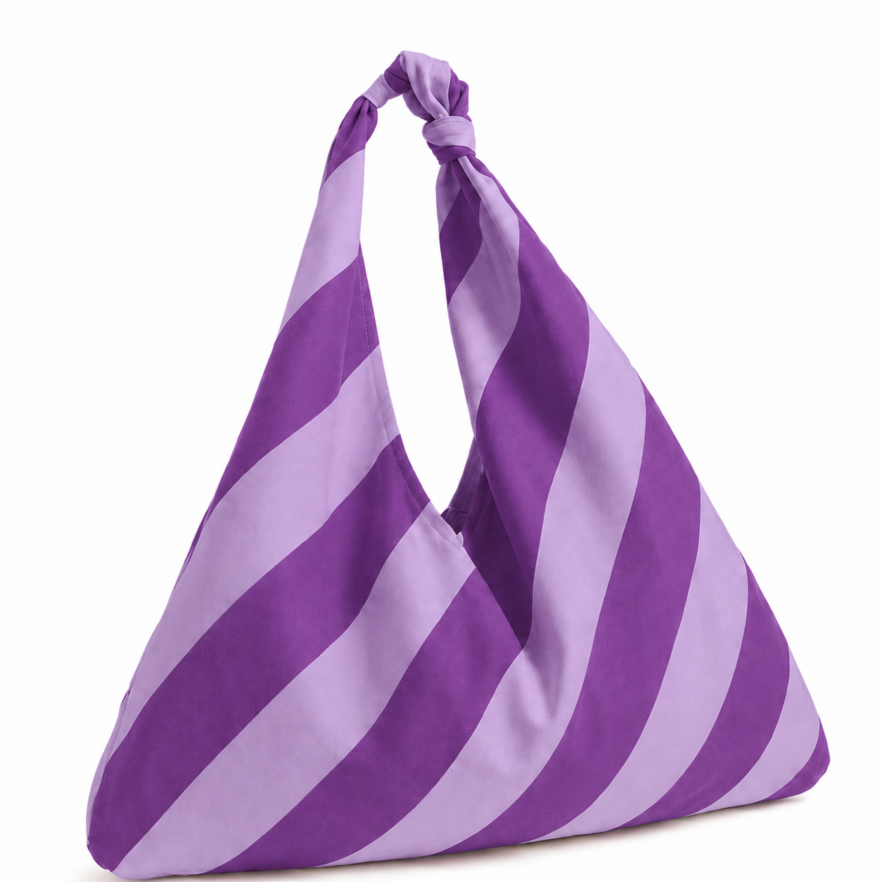 Borsa Modello Jacqueline  Righe Viola/Lilla