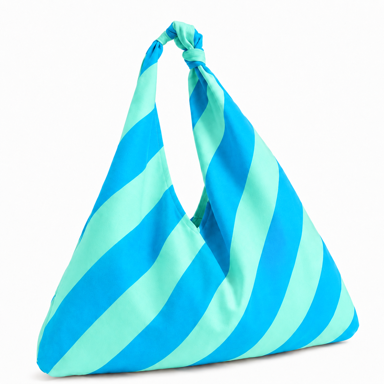 Borsa Modello Jacqueline  Righe Celeste/Tiffany