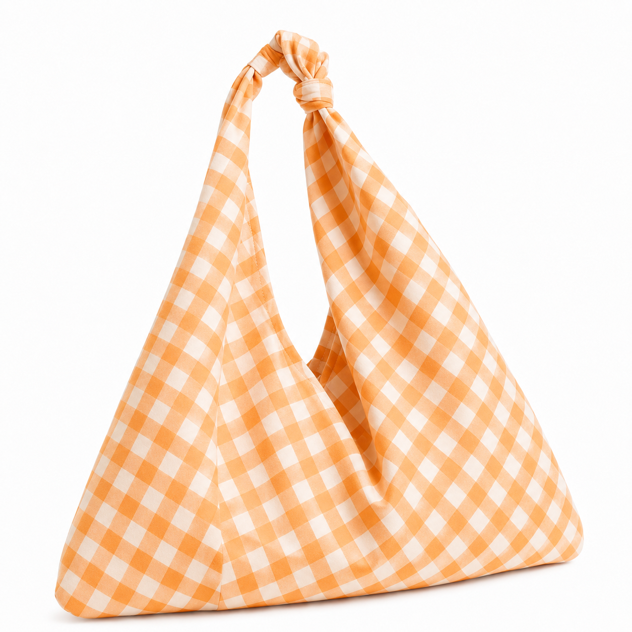 Borsa Modello Jacqueline  A Quadretti Arancione