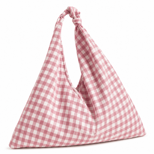 Borsa Modello Jacqueline  A Quadretti Cipria Scuro