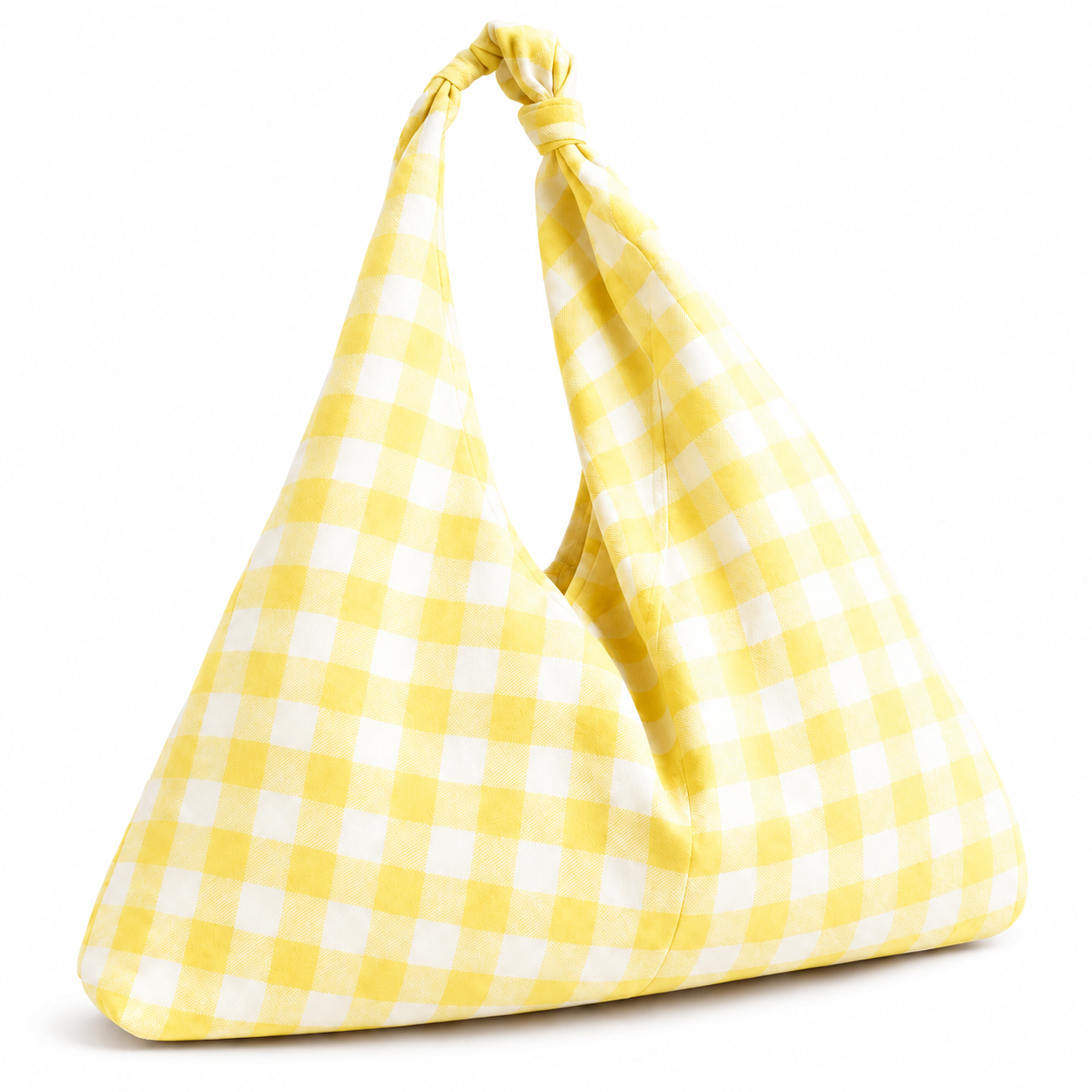 Borsa Modello Jacqueline  A Quadretti Giallo