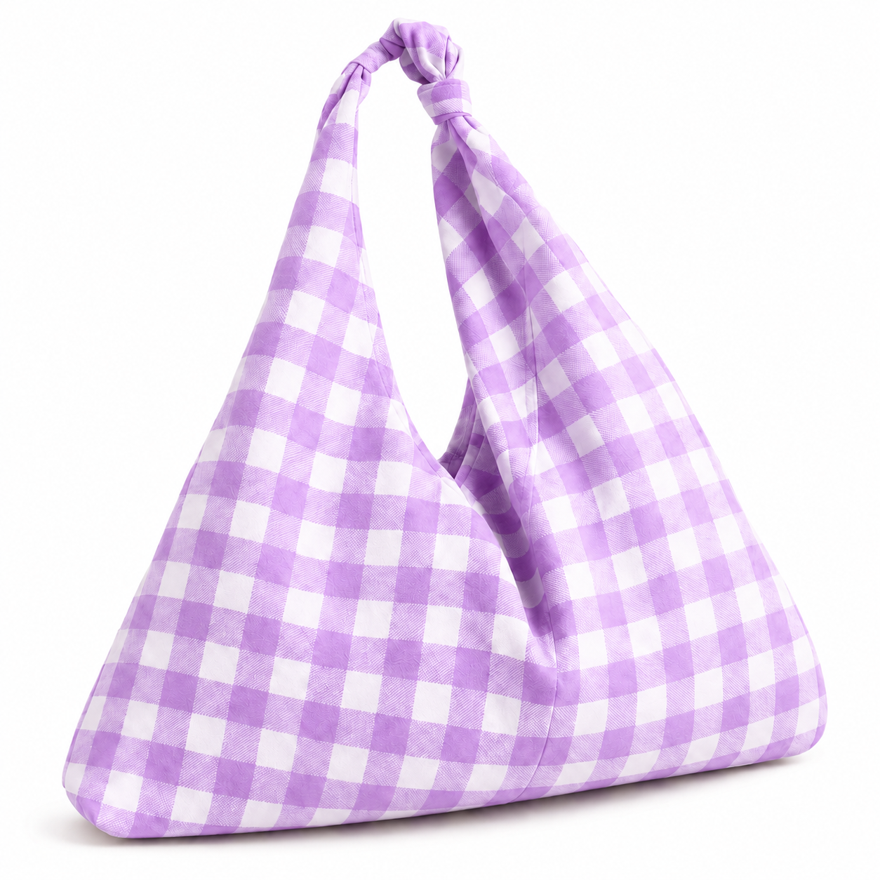 Borsa Modello Jacqueline  A Quadretti Lilla
