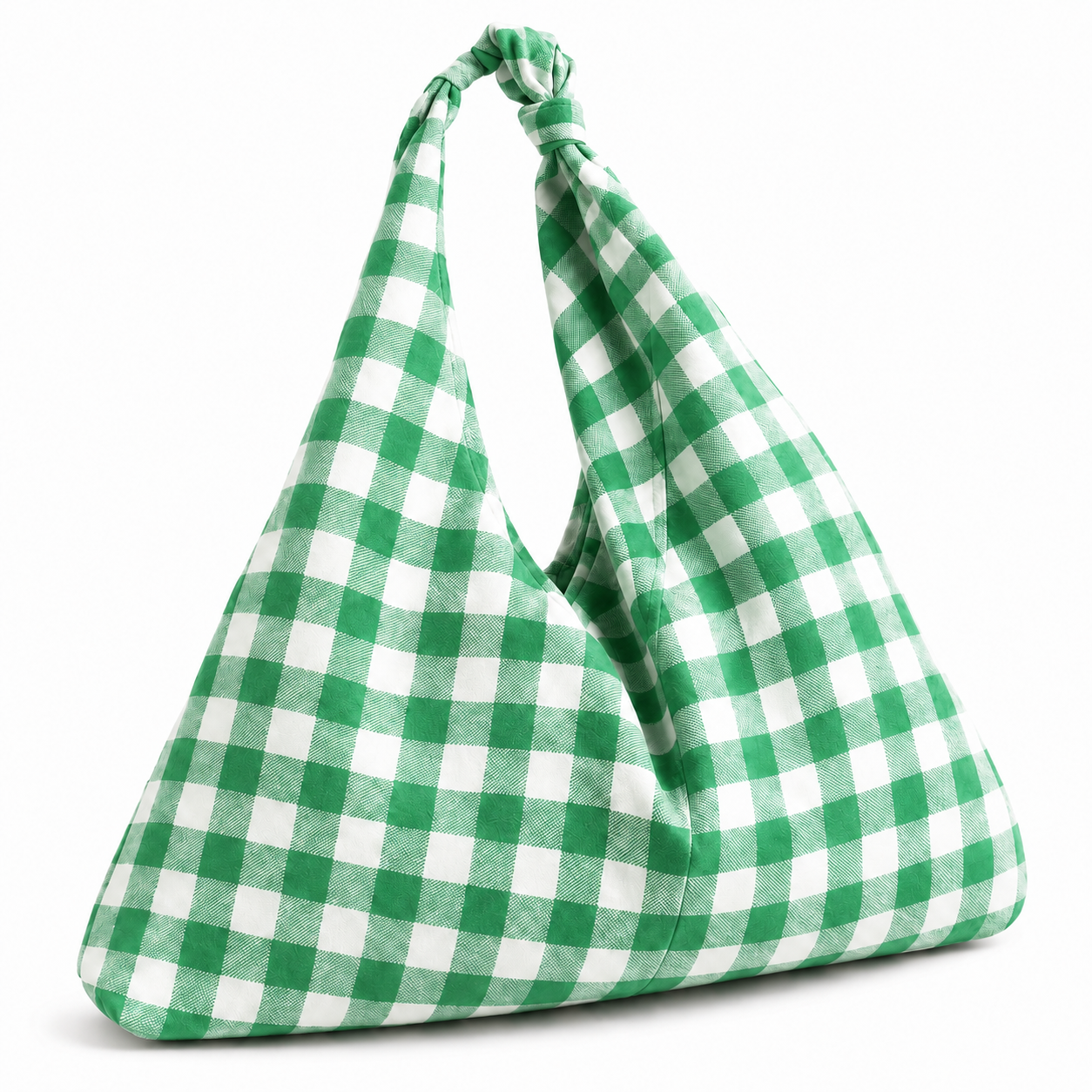Borsa Modello Jacqueline  A Quadretti Verde