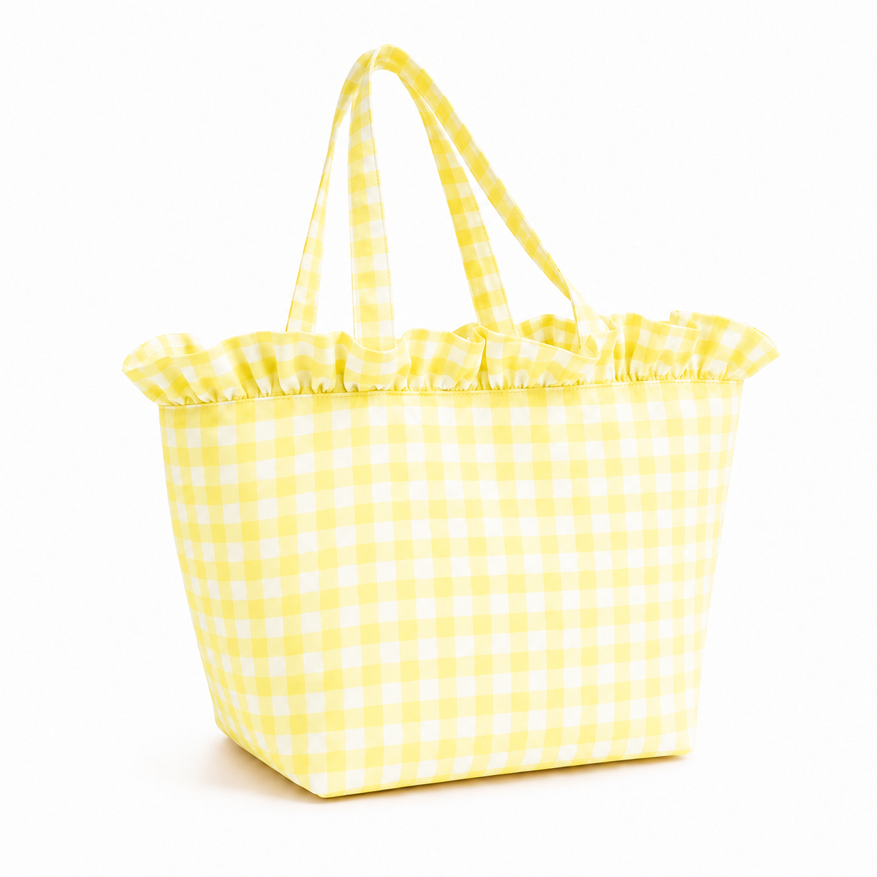 Borsa Modello Diora A Quadretti Giallo