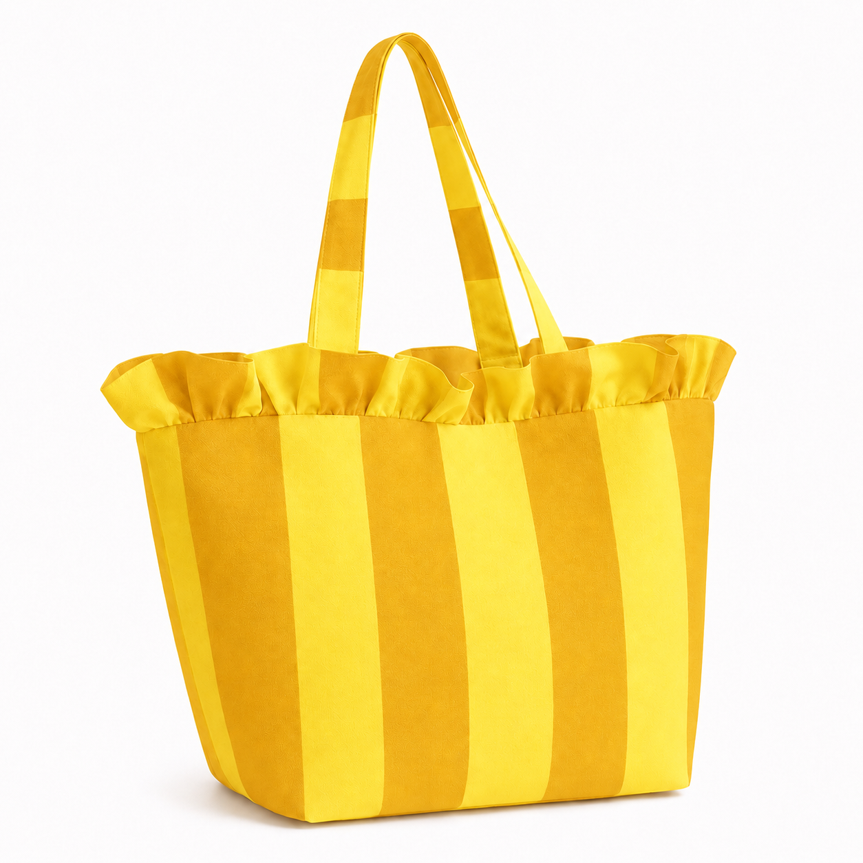 Borsa Modello Diora Righe Giallo Ocra/Giallo