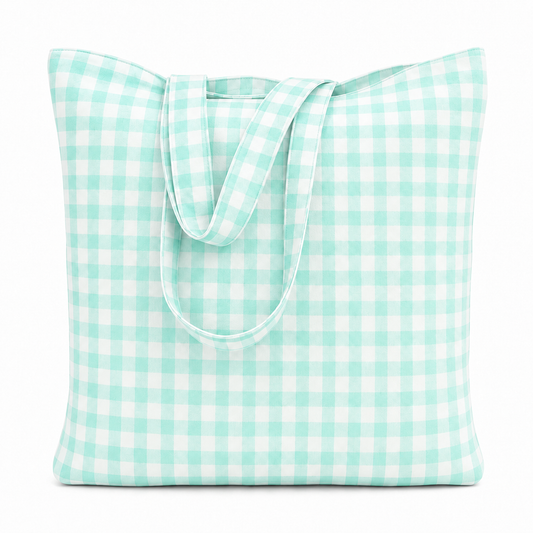 Collezione Mare in Stampa Digitale A Quadretti Tiffany