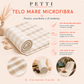 Telo Mare Microfibra, Asciugamano Mare, Telo per Lettino A Quadretti Verde