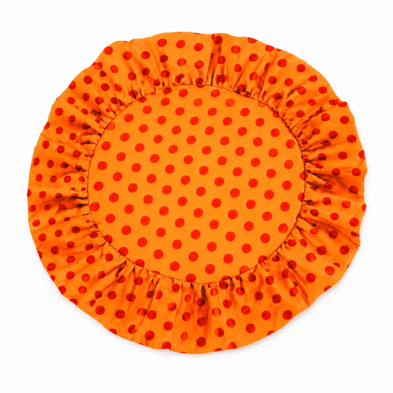 Tovagliette Americane Rotonde con Rouches Pois 01