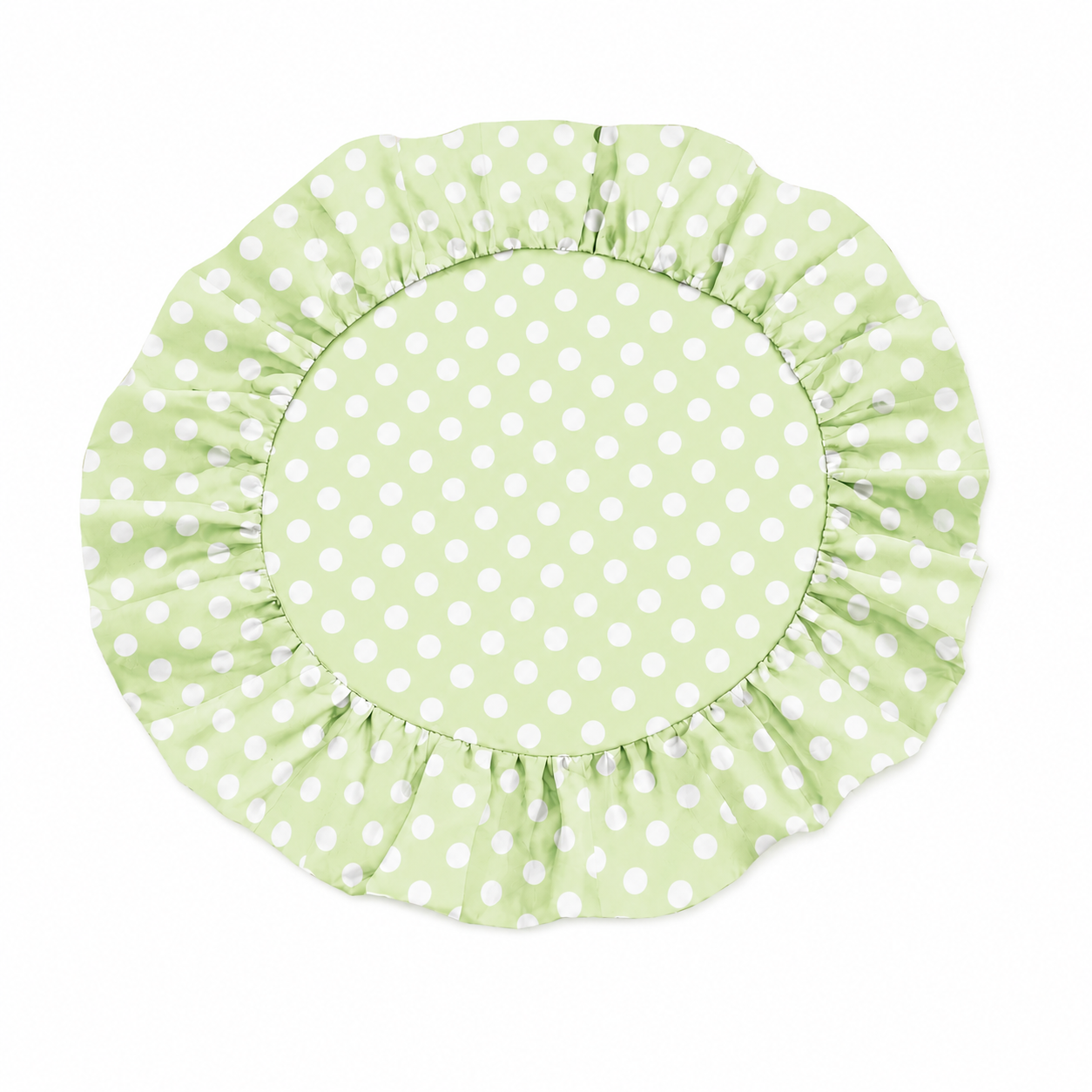 Tovagliette Americane Rotonde con Rouches Pois 02