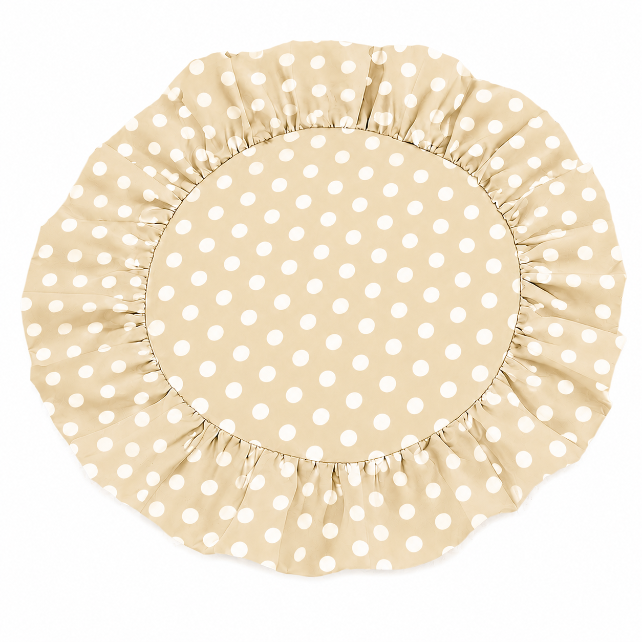 Tovagliette Americane Rotonde con Rouches Pois 03