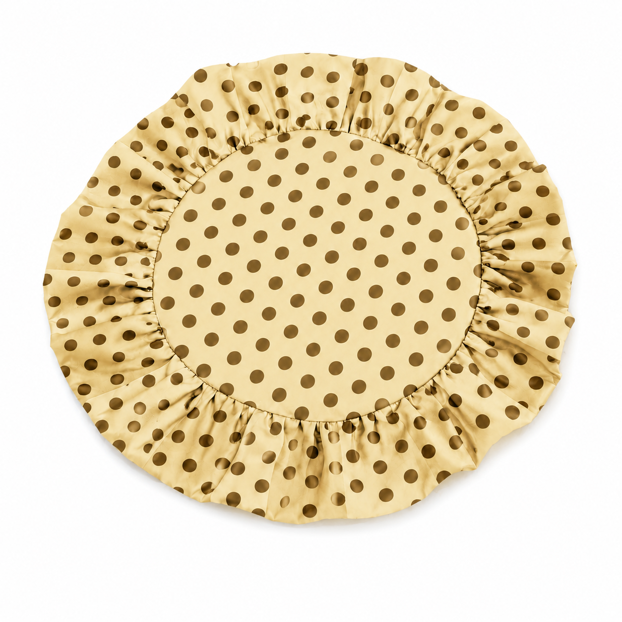 Tovagliette Americane Rotonde con Rouches Pois 04