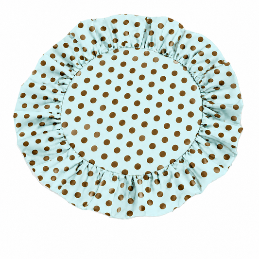 Tovagliette Americane Rotonde con Rouches Pois 14