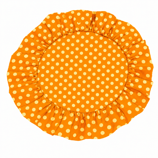 Tovagliette Americane Rotonde con Rouches Pois 06