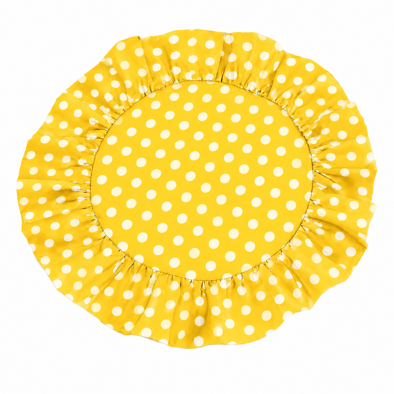 Tovagliette Americane Rotonde con Rouches Pois 07
