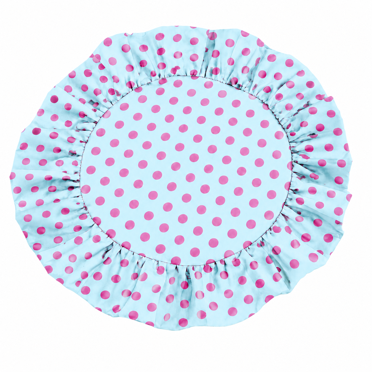 Tovagliette Americane Rotonde con Rouches Pois 09