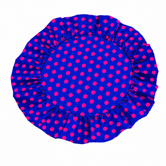 Tovagliette Americane Rotonde con Rouches Pois 23