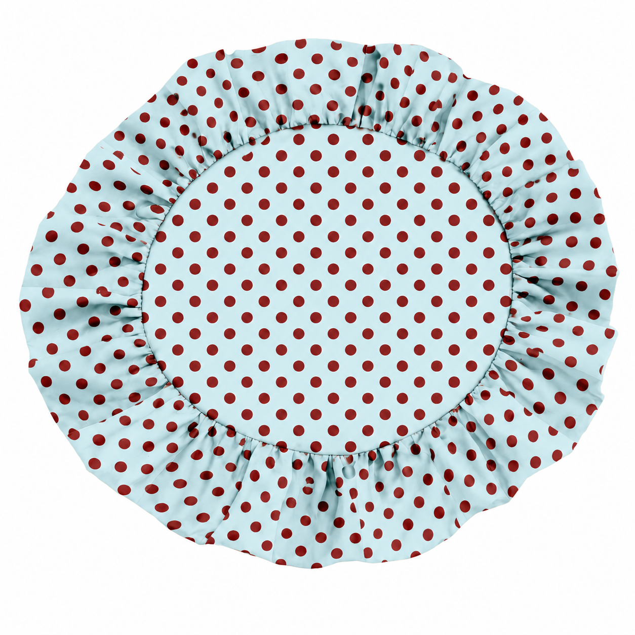 Tovagliette Americane Rotonde con Rouches Pois 18
