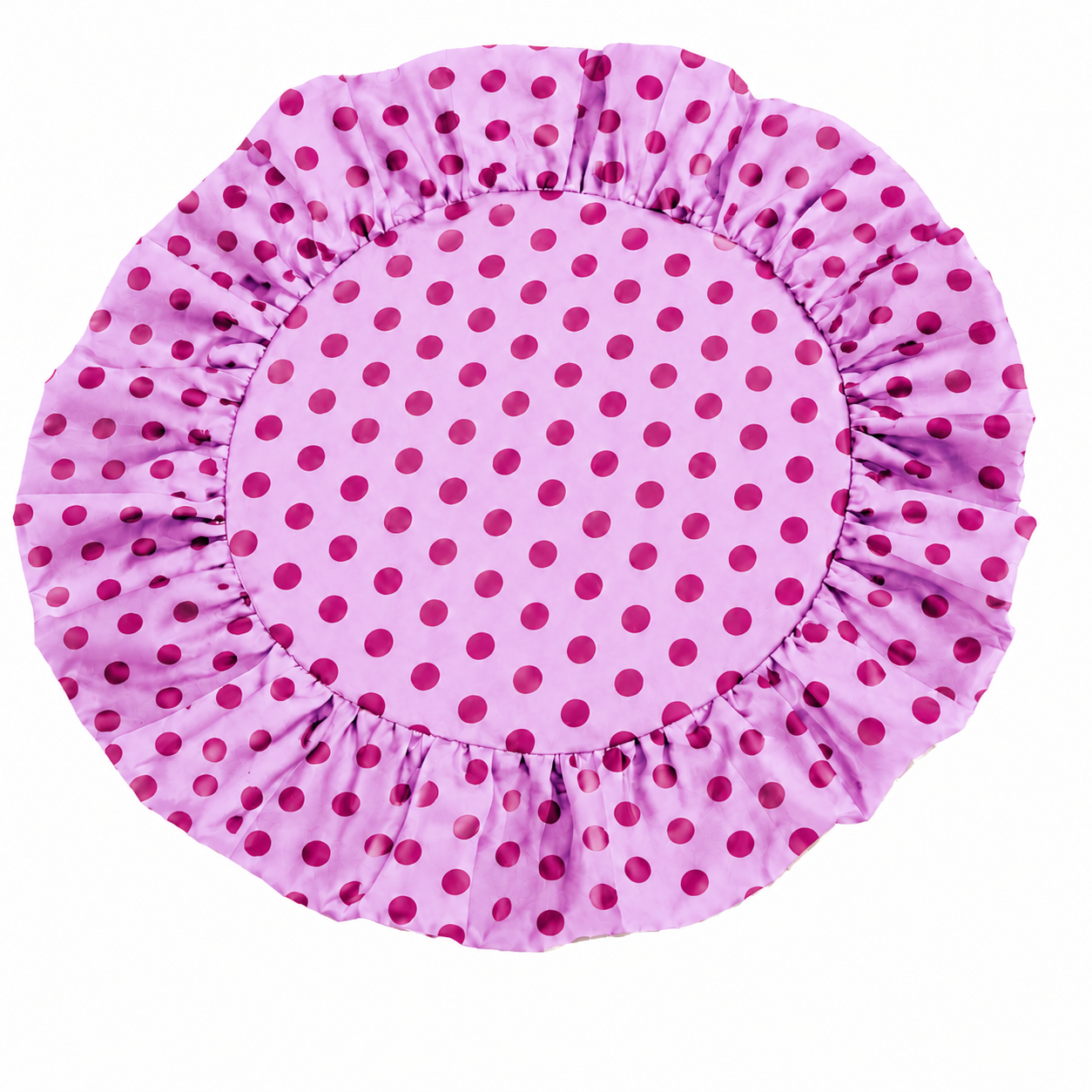 Tovagliette Americane Rotonde con Rouches Pois 19