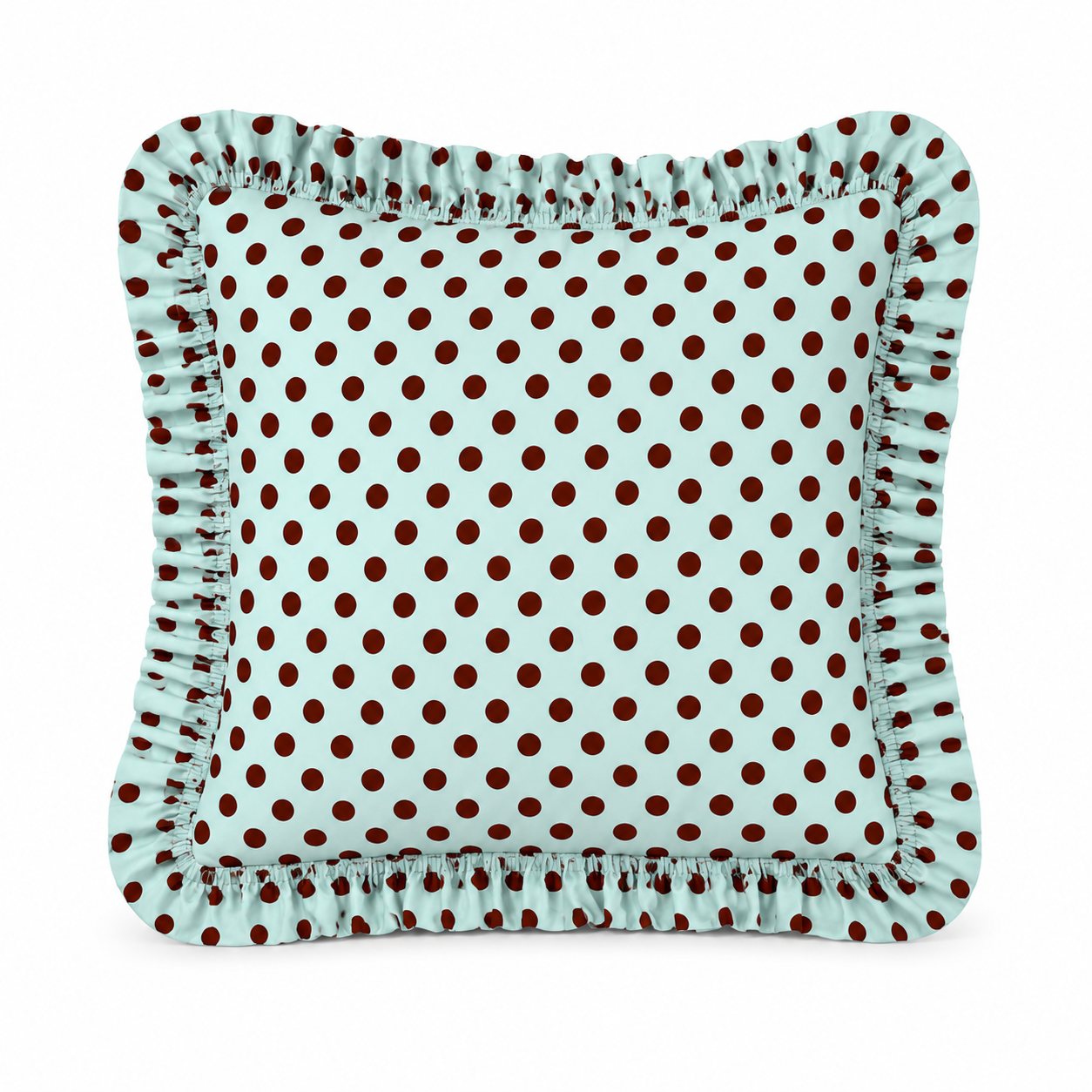 Cuscino Arredo con Rouches Pois 14