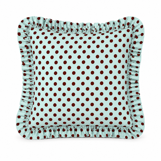 Cuscino Arredo con Rouches Pois 14