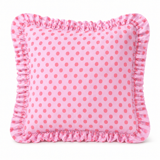 Cuscino Arredo con Rouches Pois 11
