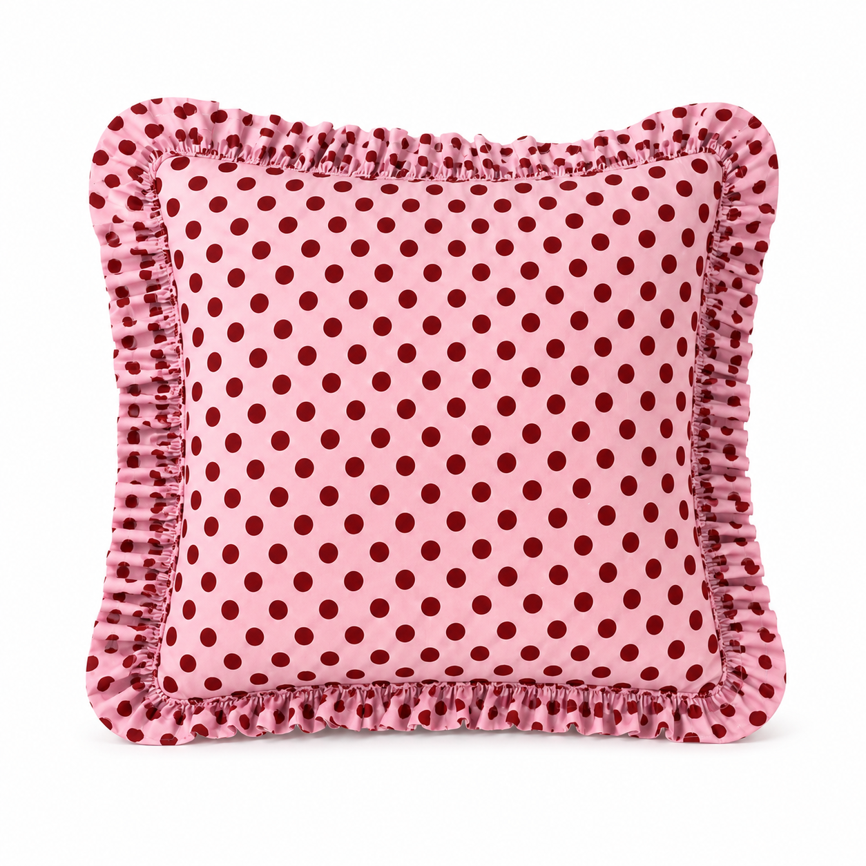 Cuscino Arredo con Rouches Pois 12