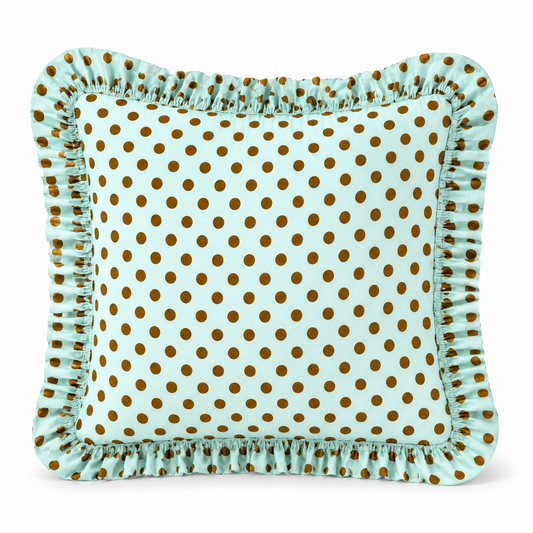 Cuscino Arredo con Rouches Pois 18
