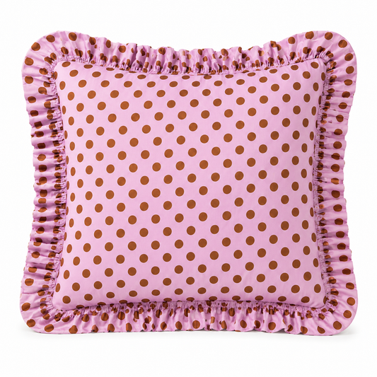 Cuscino Arredo con Rouches Pois 15