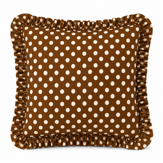 Cuscino Arredo con Rouches Pois 27