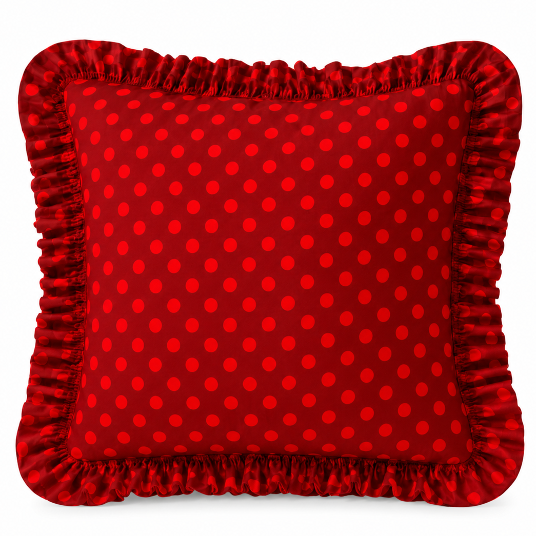 Cuscino Arredo con Rouches Pois 26