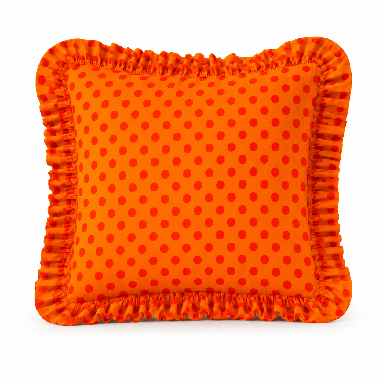 Cuscino Arredo con Rouches Pois 01