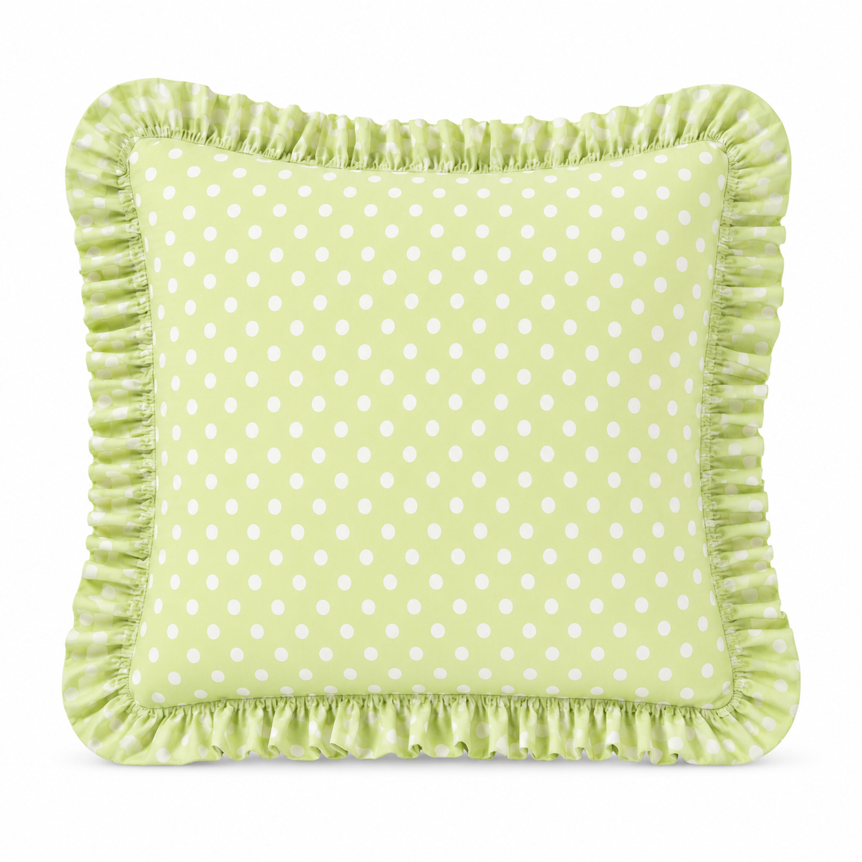 Cuscino Arredo con Rouches Pois 02