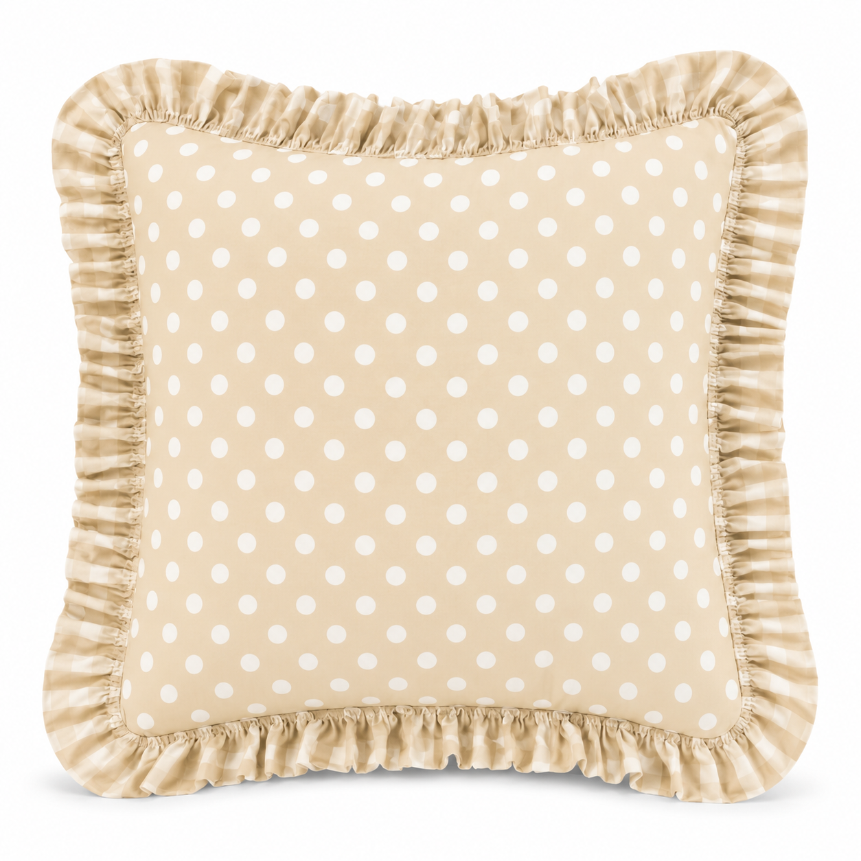 Cuscino Arredo con Rouches Pois 03