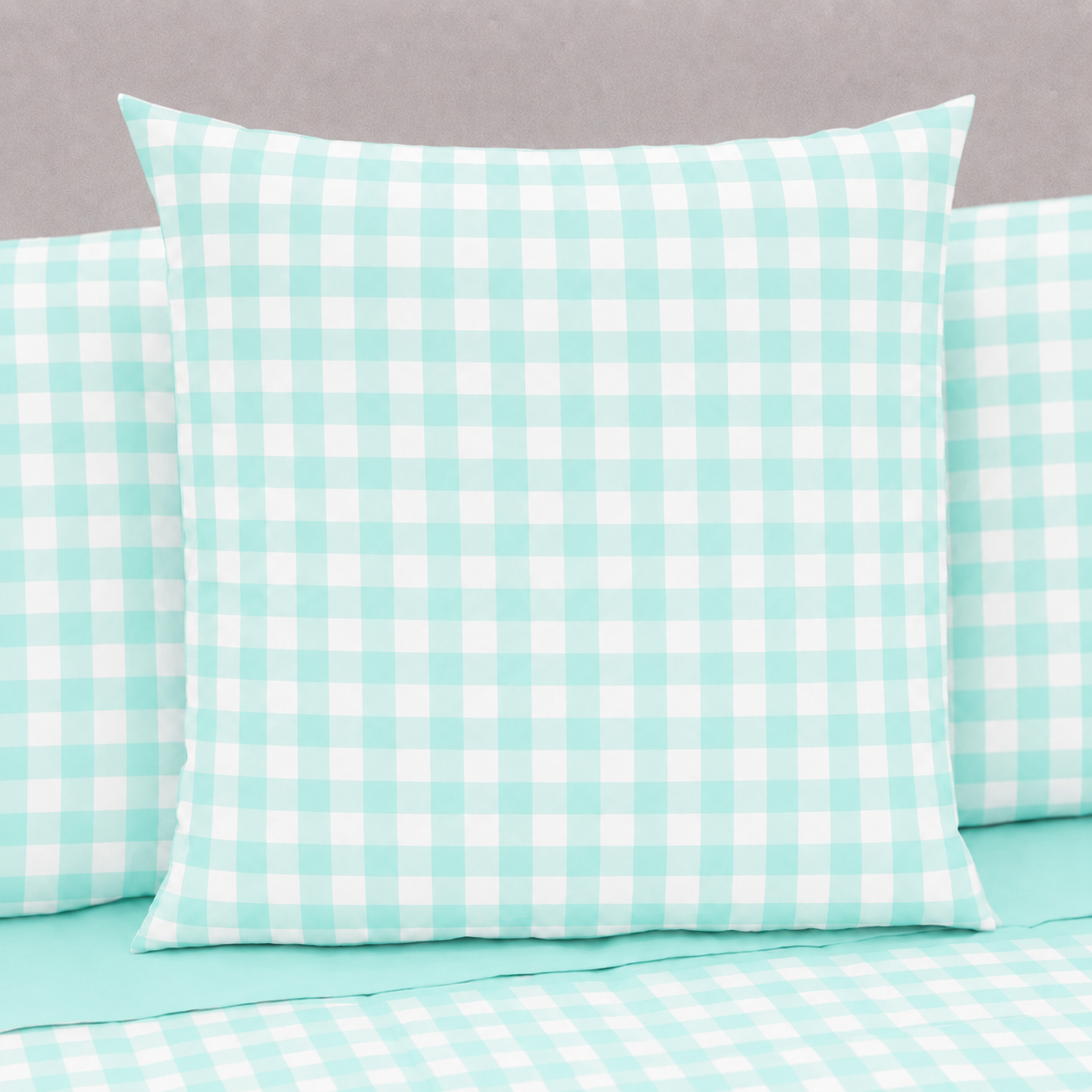 Cuscini, Copricuscini Divano, Cuscini Arredo in Stampa Digitale A Quadretti Tiffany