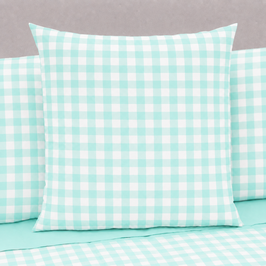 Cuscini, Copricuscini Divano, Cuscini Arredo in Stampa Digitale A Quadretti Tiffany