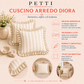 Cuscino Arredo con Rouches Mille Righe 02