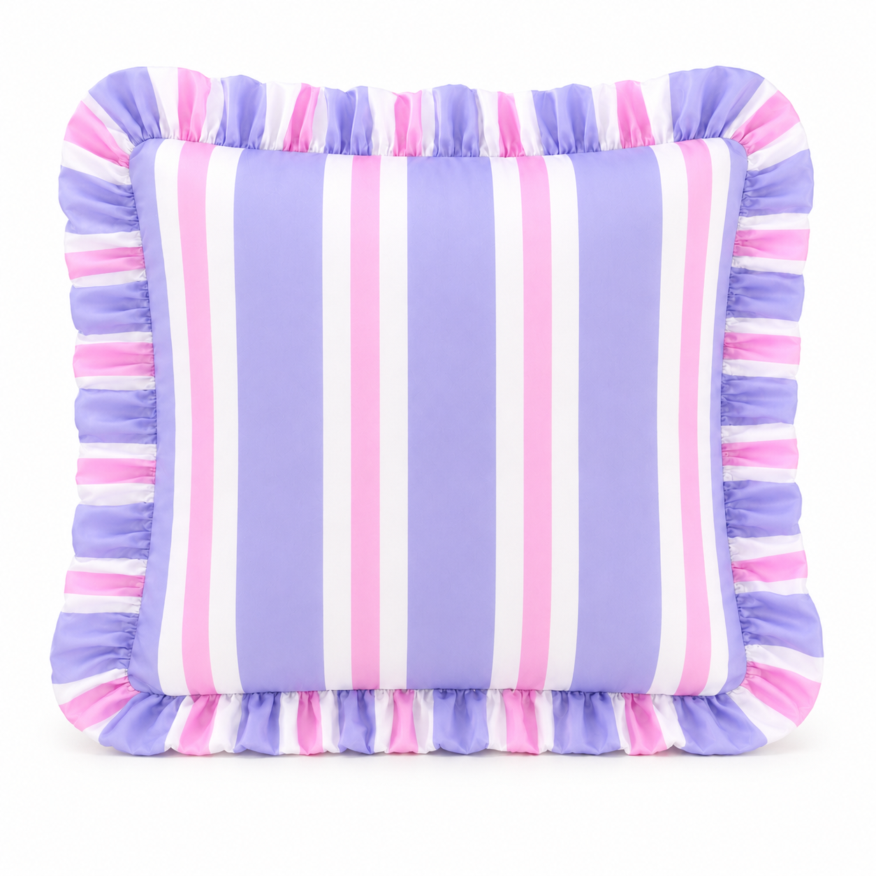 Cuscino Arredo con Rouches Mille Righe 10