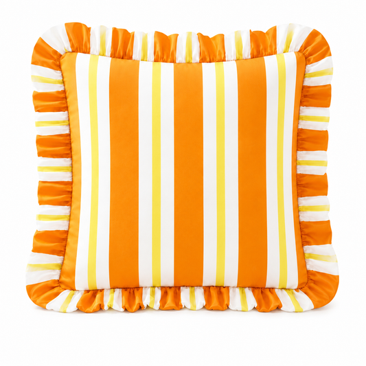 Cuscino Arredo con Rouches Mille Righe 11