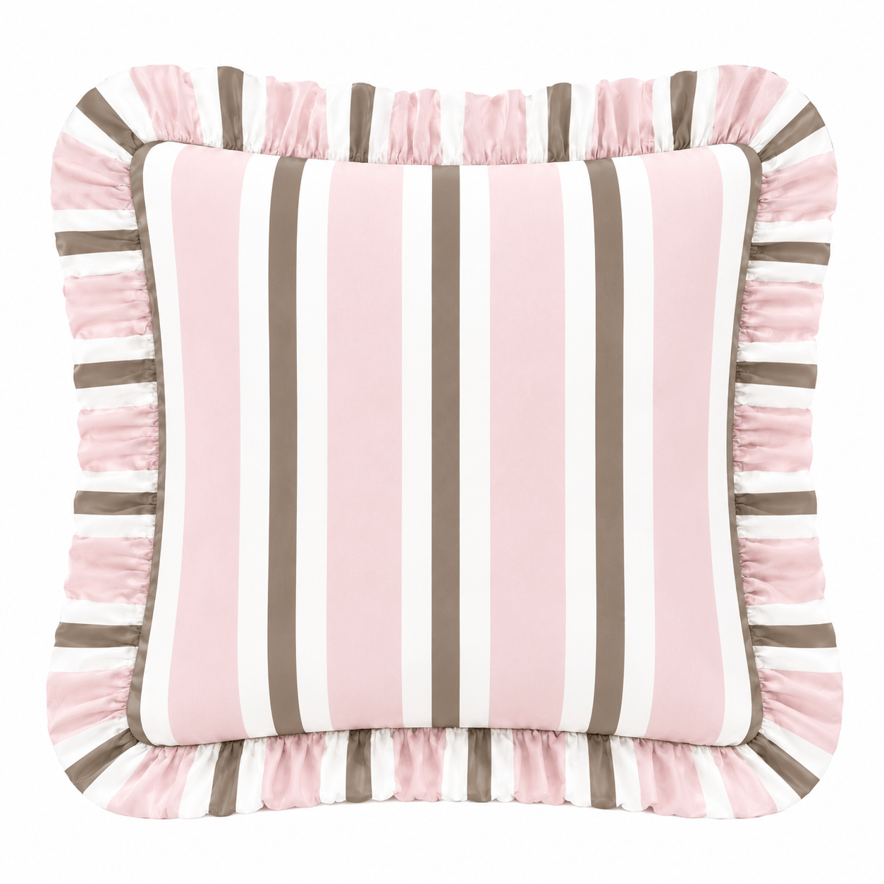 Cuscino Arredo con Rouches Mille Righe 28