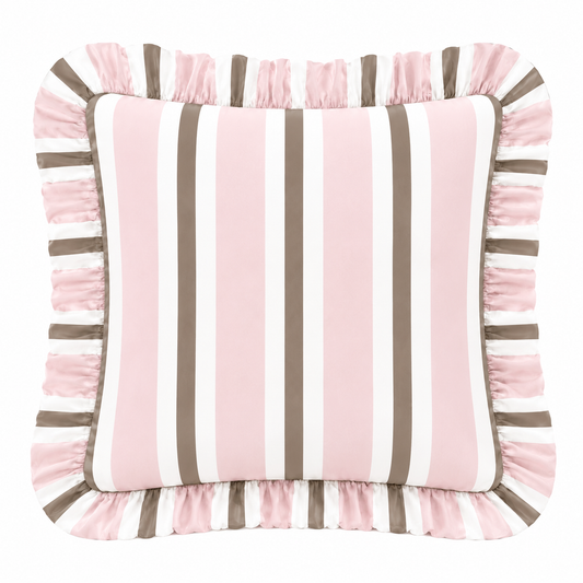 Cuscino Arredo con Rouches Mille Righe 28