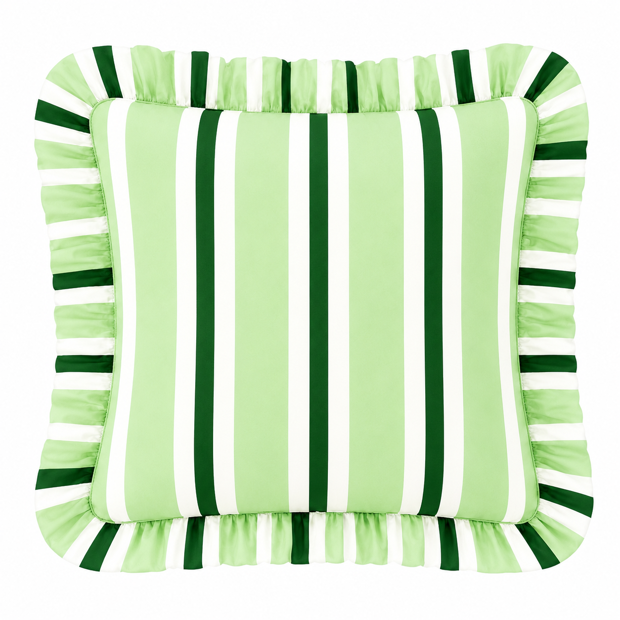 Cuscino Arredo con Rouches Mille Righe 06