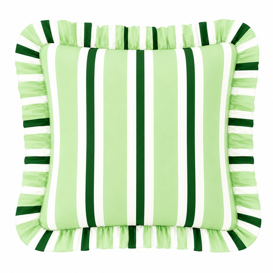 Cuscino Arredo con Rouches Mille Righe 06