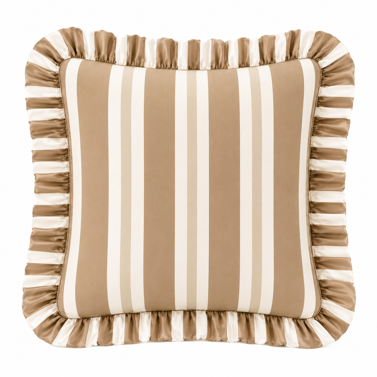 Cuscino Arredo con Rouches Mille Righe 37